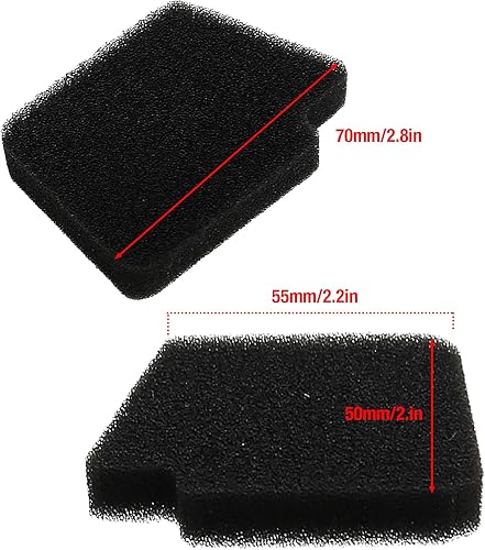 Miniatura 4 de 4 piezas de repuesto de filtro de aire 545146501 para sopladores Poulan BVM200FE BVM210FA BVM210VS SM210VS GBV345 para sopladores Craftsman