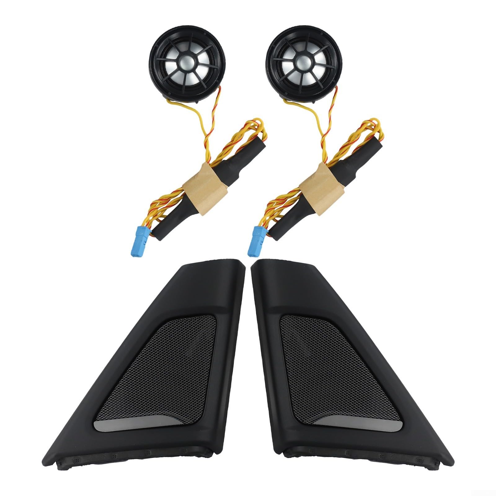 Altavoz de la puerta delantera del coche Trompeta Tweeter para BMW para F10 F11 5 Series 2010 2017 Mano Izquierda Material ABS No Deformación Anti desgaste Construcción