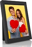 5x7 Picture Frame, Personalized 20S Voice Recordable Photo Frame, Vertical or Horizontal, Tabletop & Wall Mount, Gifts for Boys & Girls, Mother, Father, Grandparents, Birthday, Christmas