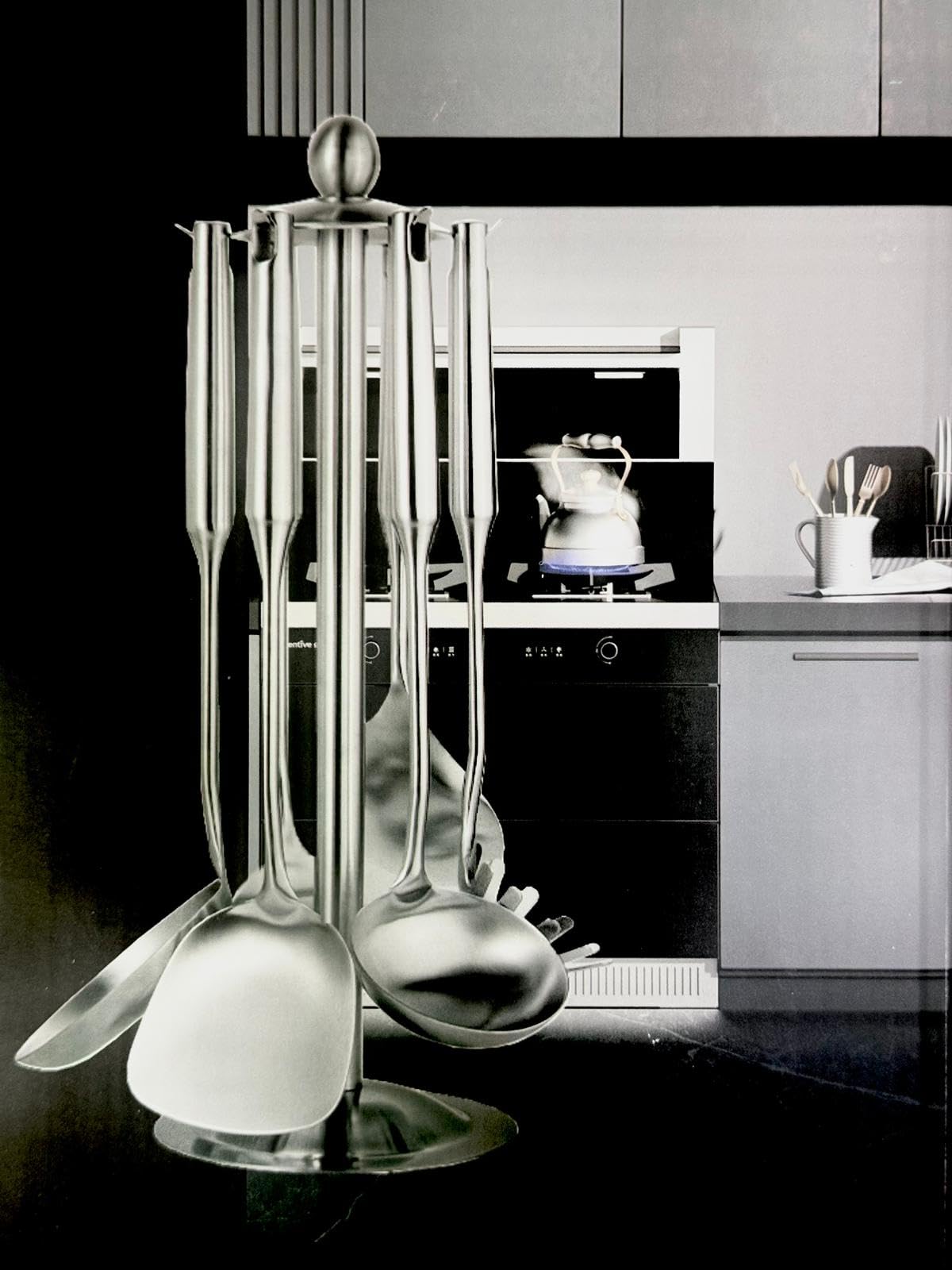 Set 2 Mestoli In Silicone Herogo - Con Manico Acciaio Inox 31cm Per Zuppe - Foto 11