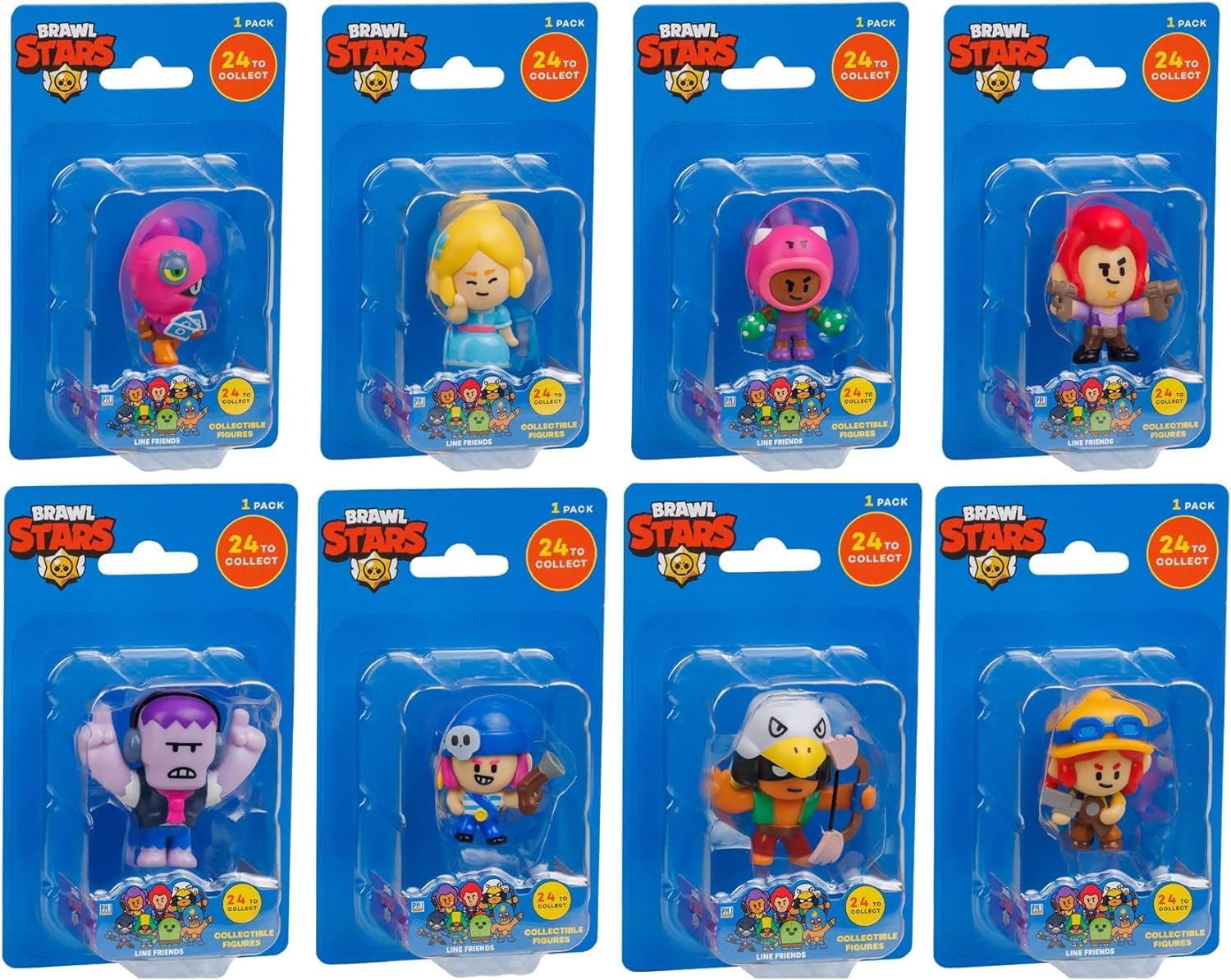 Brawl Stars P.M.I Collectible Figures, Pack of 1 (S1), a Figure (Casual) (BRW2010) - model can not be chosen