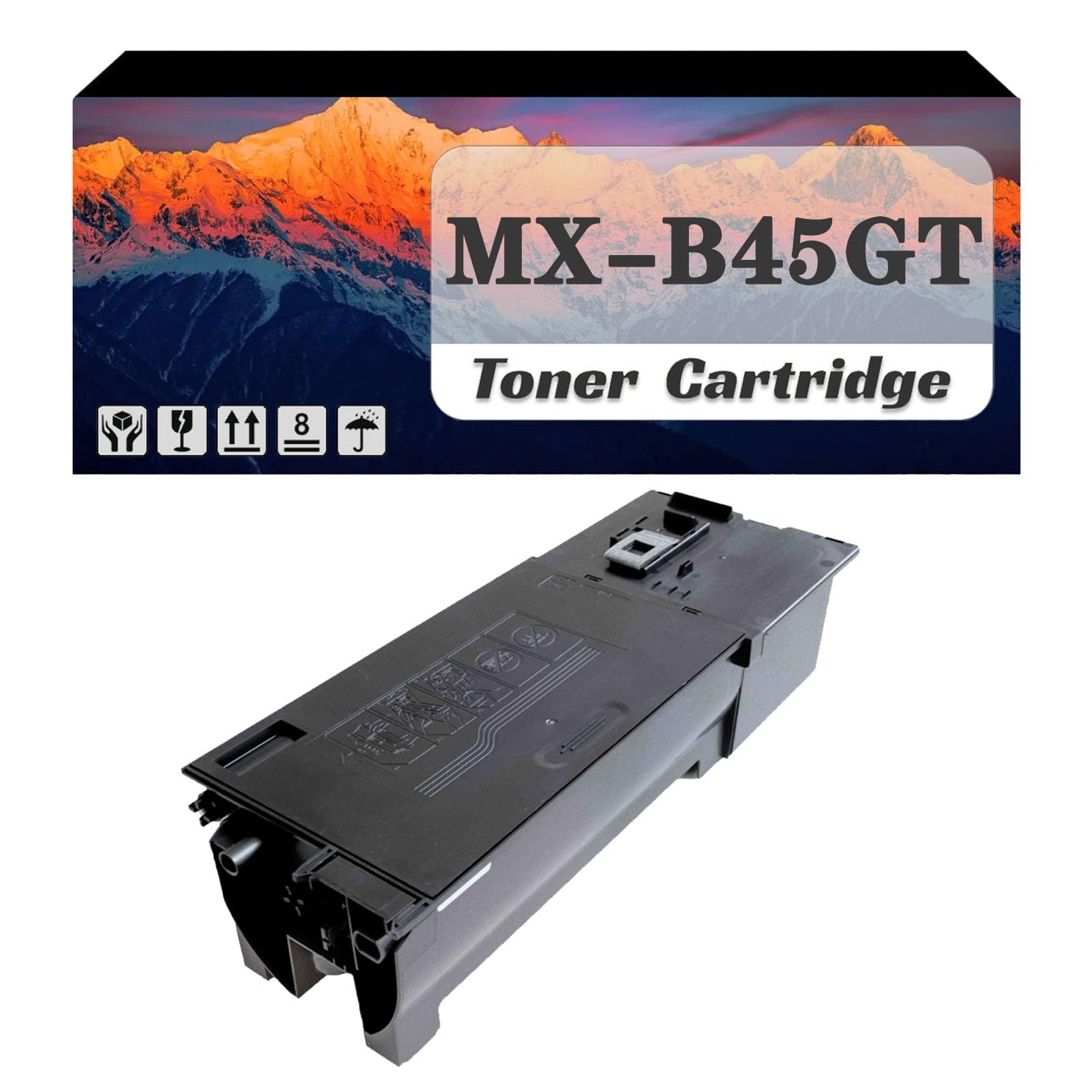 PuCio MX-B45GT MXB45GT Cartuccia Toner Ad Alta capacità Compatibile per Sharp MX-B350P MX-B350W MX-B355W MX-B376W MX-B450P MX-B450W MX-B455W MX-B476W Stampanti 1 Pack