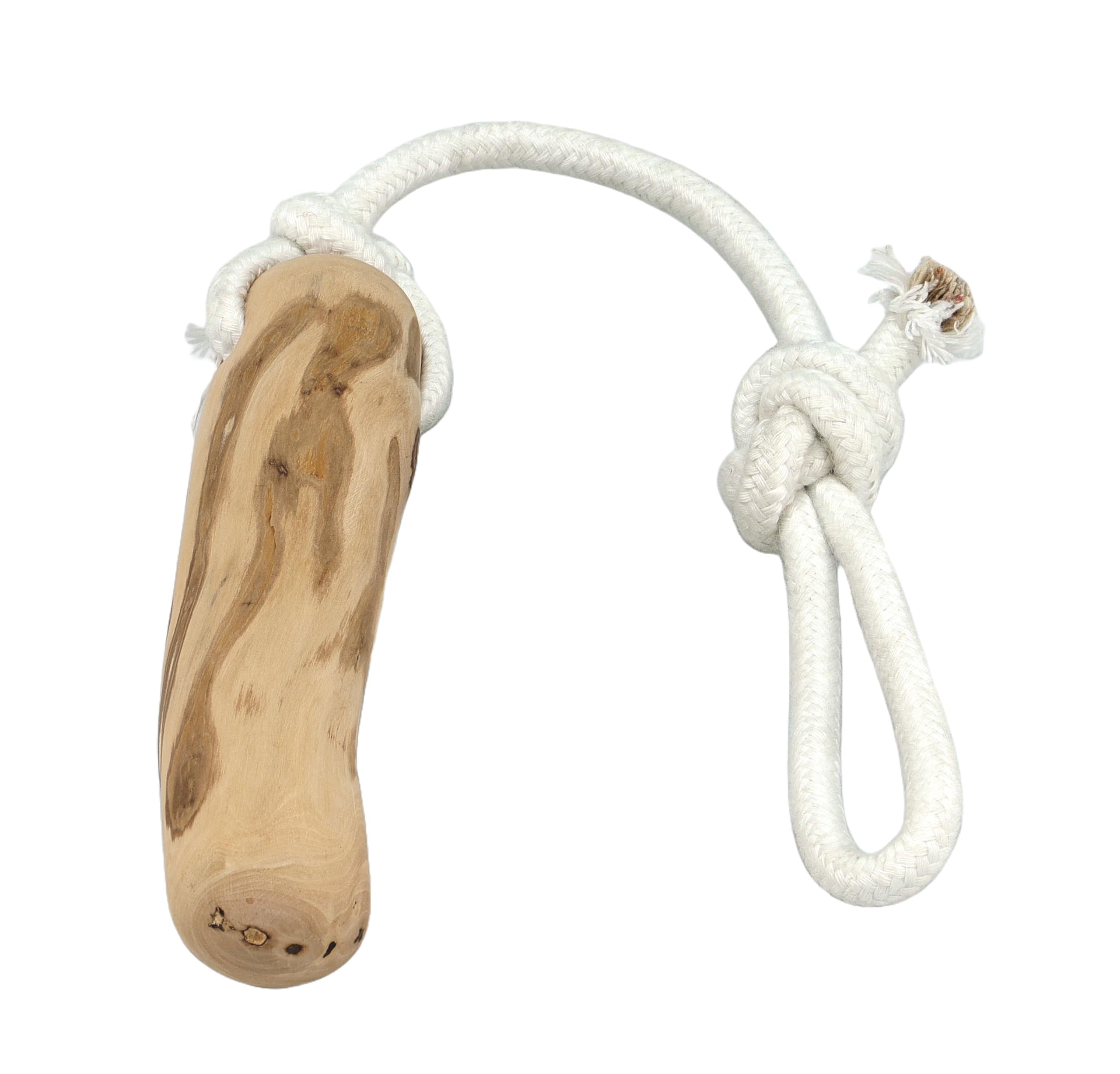 Fuzzl Coffee Stix & Rope Chuckn Dog Toy Coffee Wood Chew Throw and Fetch Tough Dog and Puppy Toy, Natural - Image 2