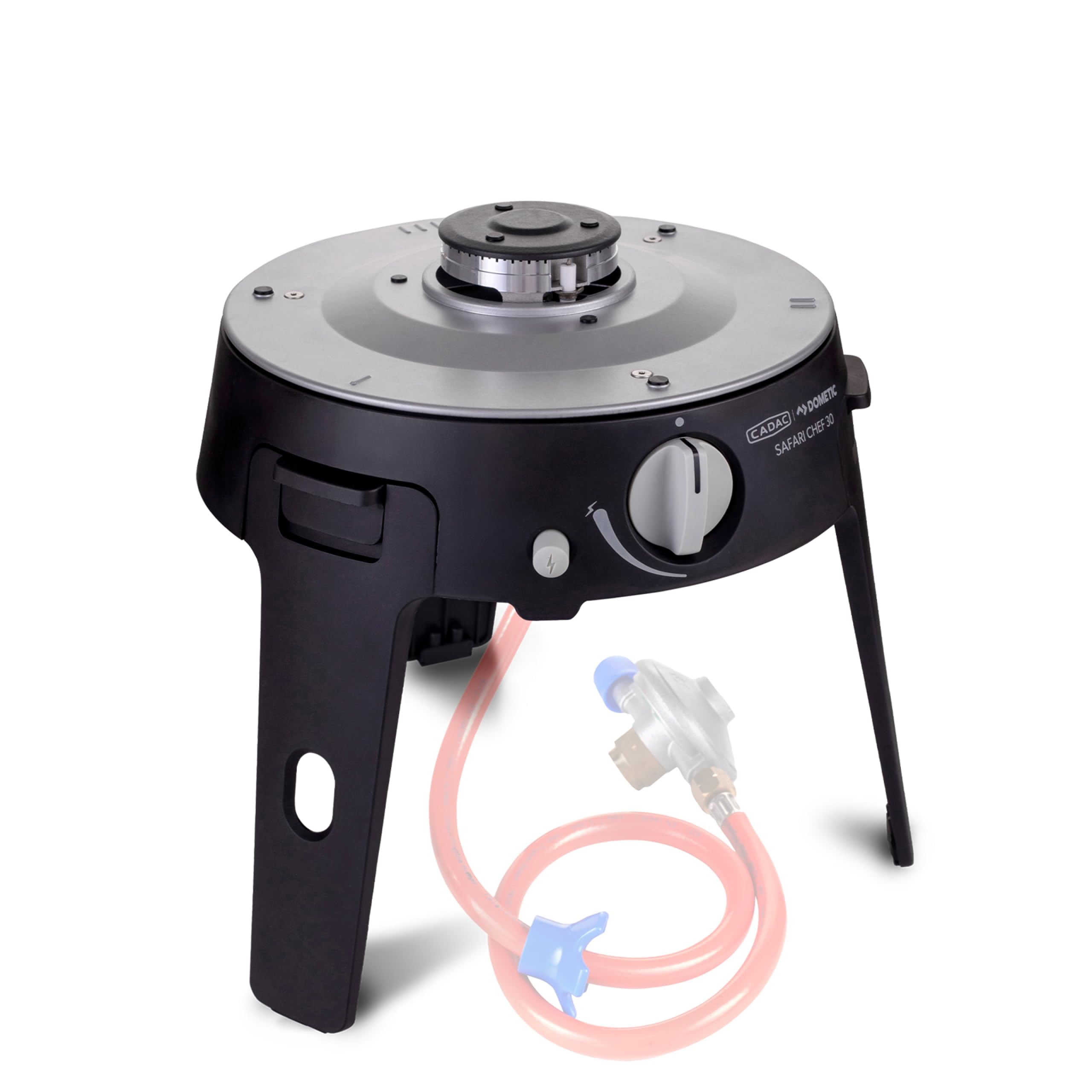 CADAC - Safari Chef 30 LP Combo - Barbecues portables - Revêtement céramique GreenGrill - Incl. Housse de protection - Camping - Les incontournables du barbecue - Utilisation en extérieur