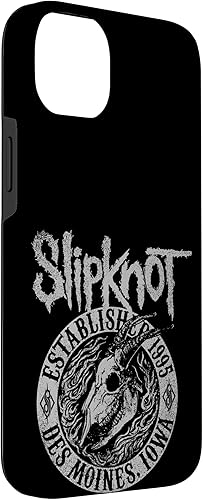 Miniatura 3 de Funda negra oficial de Slipknot Goat Flames para iPhone 14 Plus