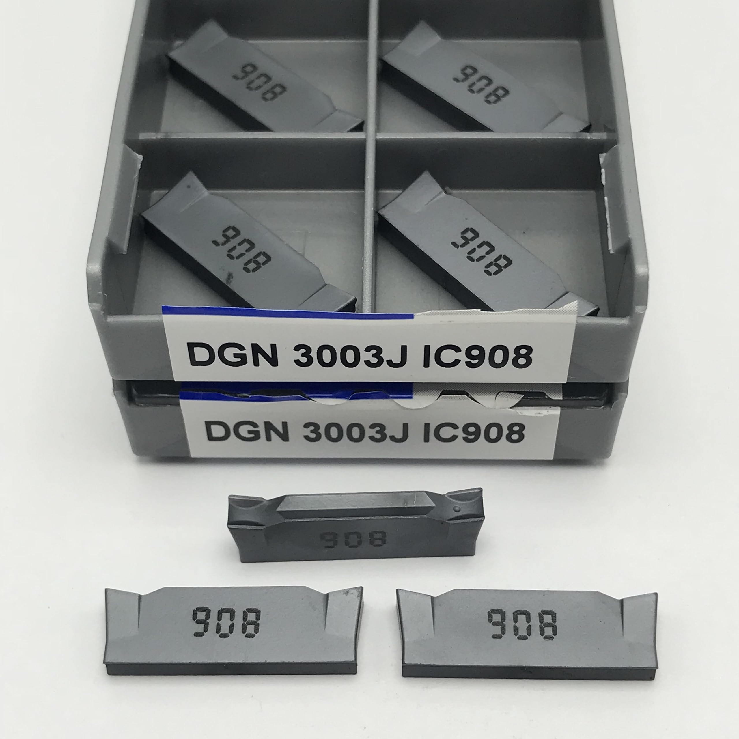 Narzędzia skrawające do tokarek CNC, DGN2002J DGN3003J IC908 Płytka węglikowa Narzędzie do cięcia rowków CNC Narzędzia tokarskie metalu(DGN3003J IC908)