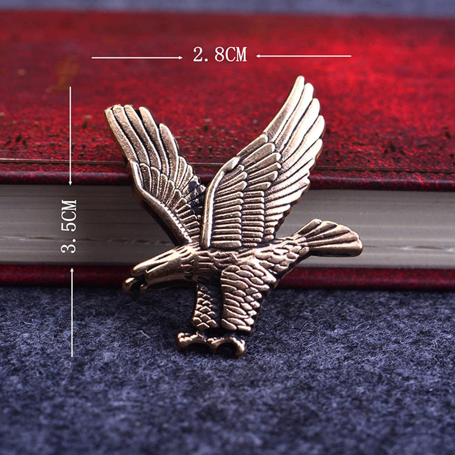 Men New Retro Metal Eagle Bird Men's Brooch Lapel Badge Pin Buckle Suit Shirt Collar Accessories Made in China