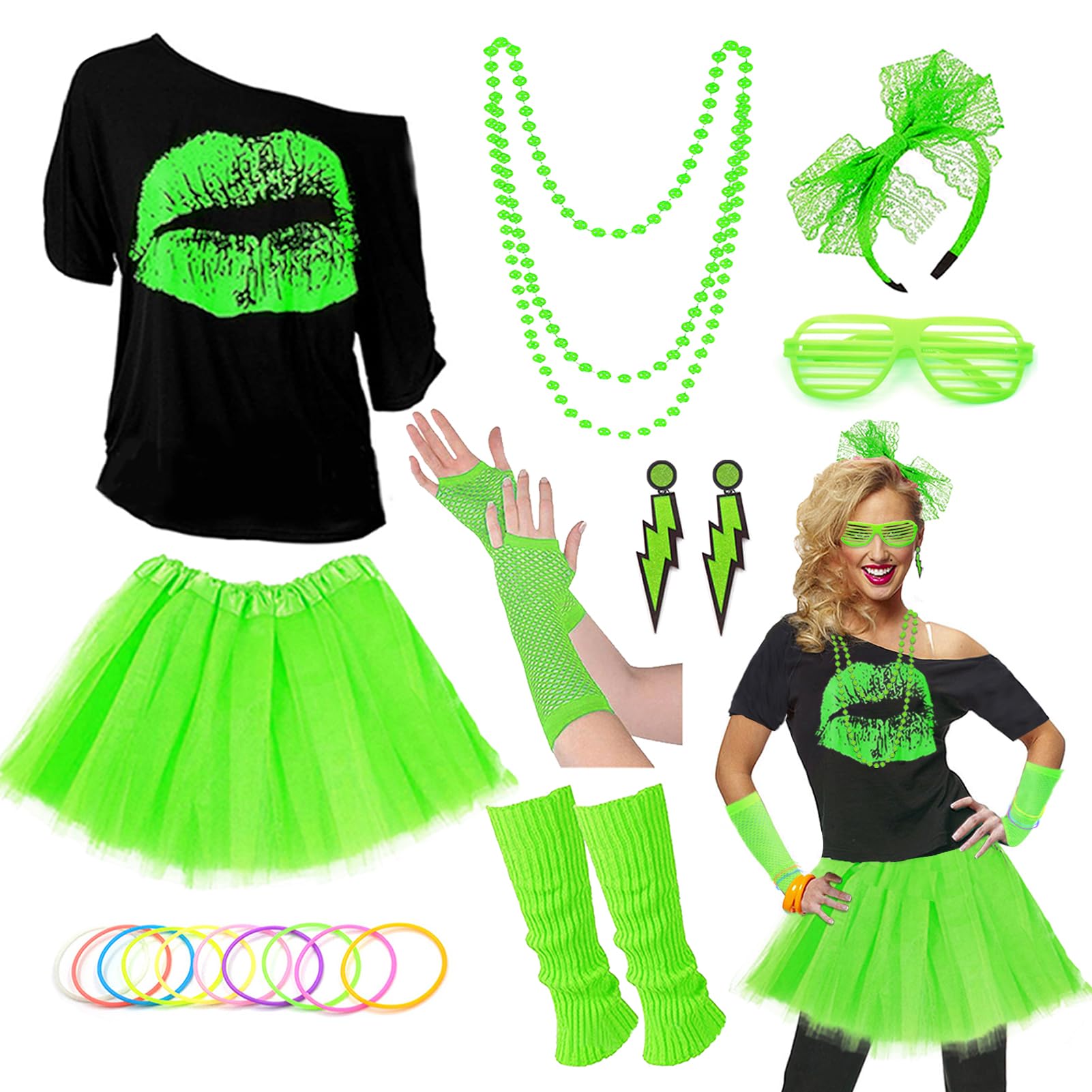 RonFoxi 80s Costume Set