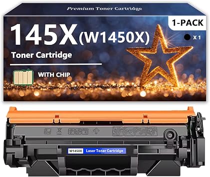 145X W1450X Toner Cartridge Compatible for HP 145X W1450X 145A W1450A Toner Cartridges, Quality Toner for HP LaserJet Pro 3003 MFP 3103 Series, 1 Pack