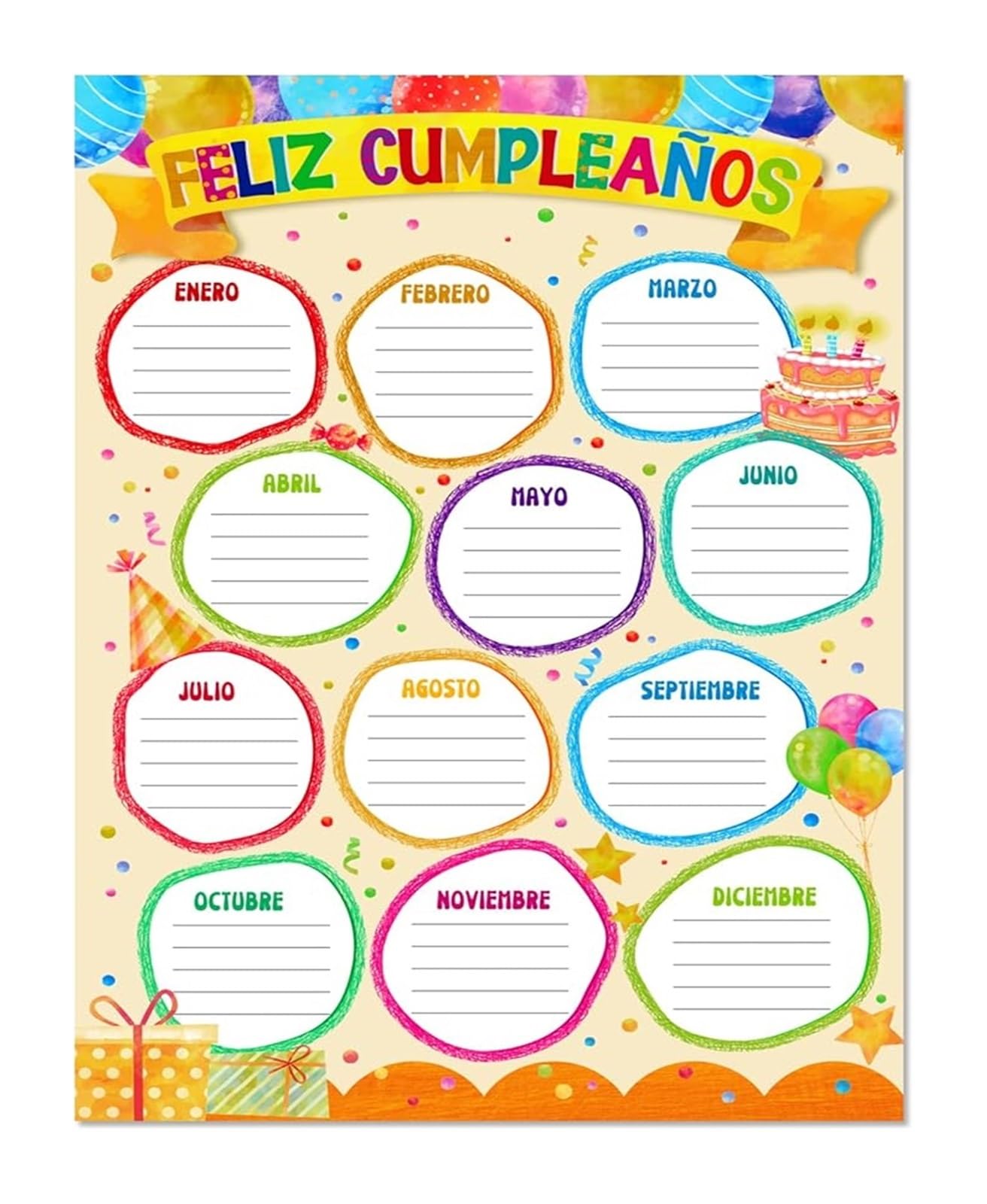 NWPNLXEA Spanish Language Classroom Poster Set Motivational Rules Chart for All Grades Teacher Resources Unframed,12x18inch(30x45cm)