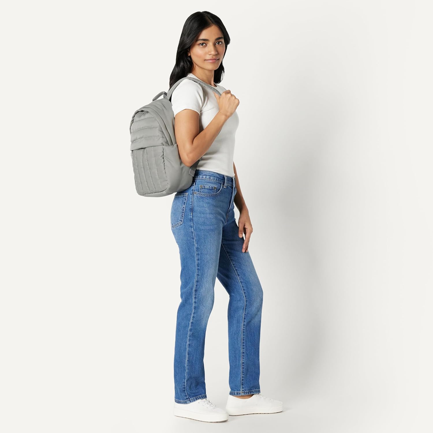 Amazon Essentials AE - Accessories Women's Small Quilted Backpack