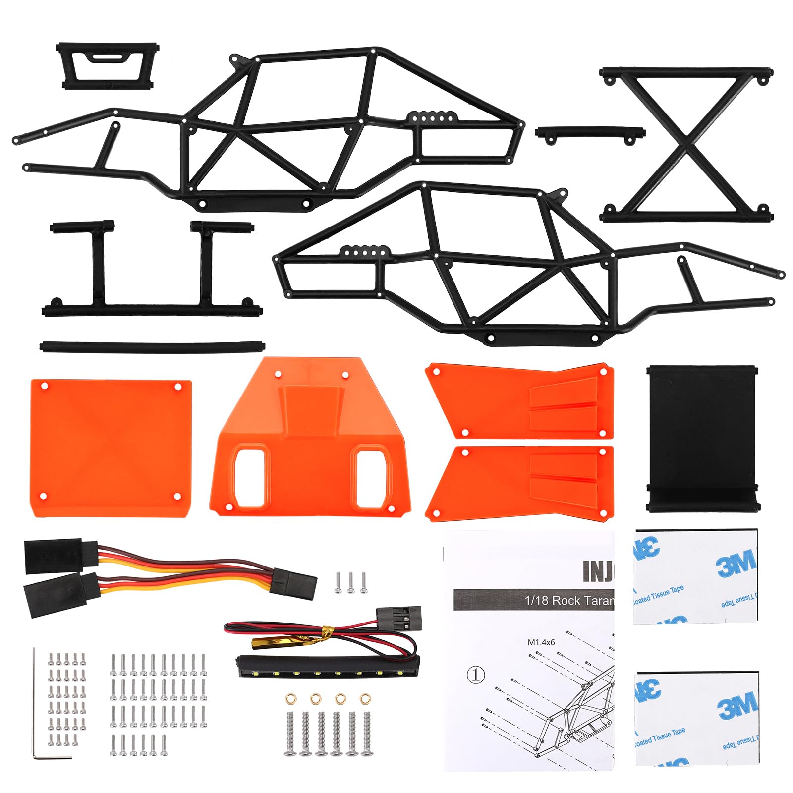 Tarantula Rccrawler Snapklik.com : Rock Tarantula Nylon Buggy Body Shell Chassis Kit For ...