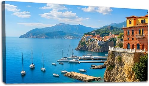 Miniatura 26 de 20"x 40" Canvas Wall Art Rustic Farmhouse Vintage Barn Country Field Landscape Acrylic Paint Framed Pictures Painting Prints Large Wall Art for