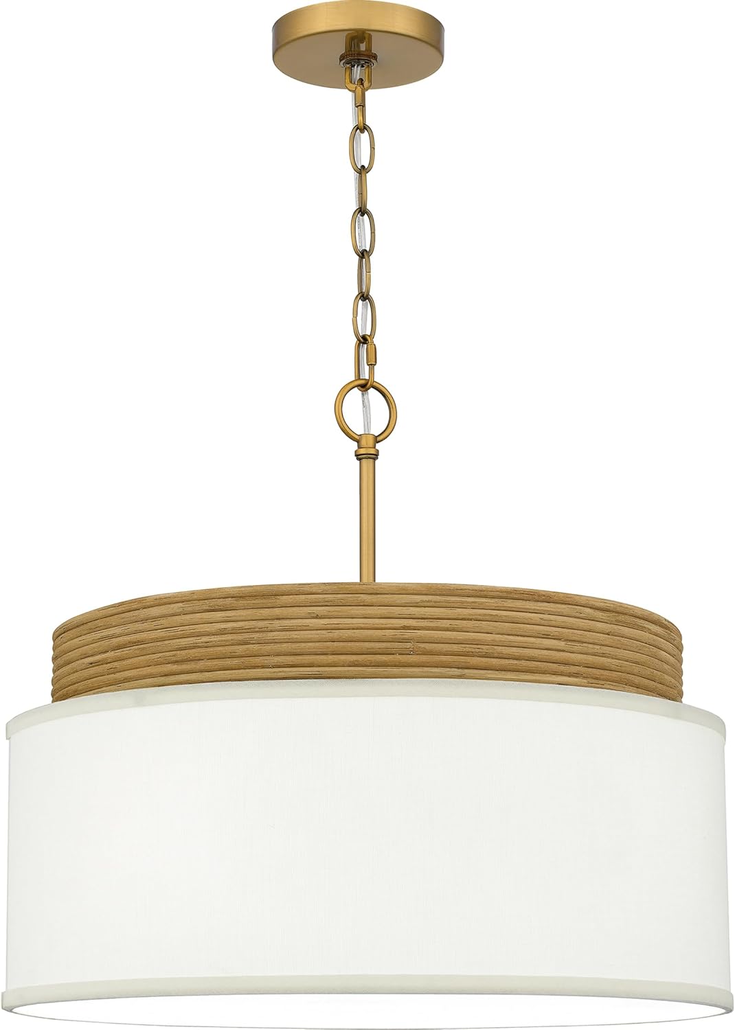 Quoizel Malia 4-Light Brushed Gold Pendant Light