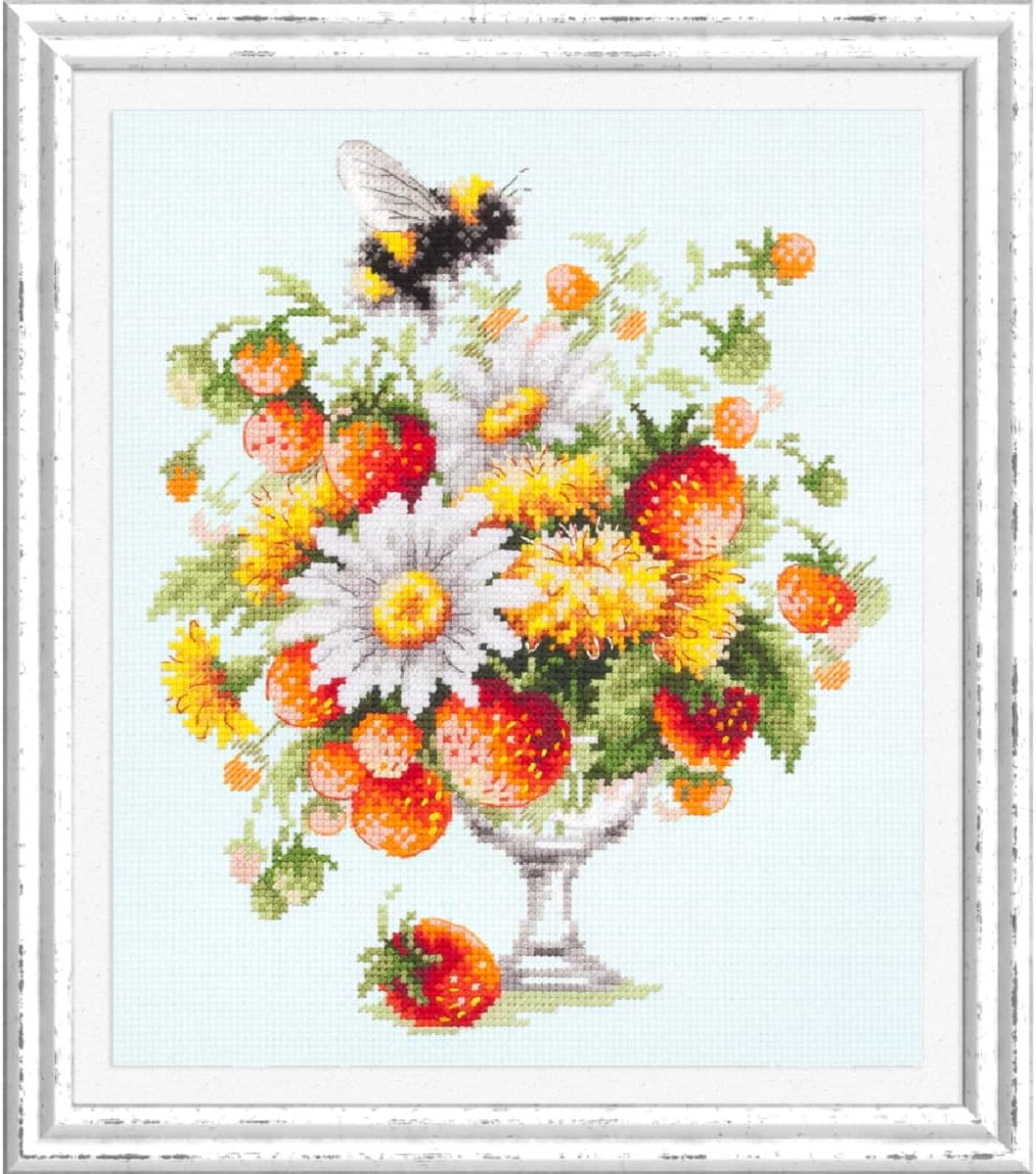 Magic Needle Zweigart Edition Counted Cross Stitch kit Summer Fantasy, 20x23cm, DIY