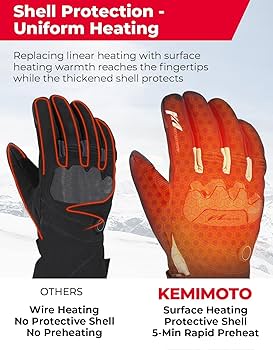 電熱グローブ　KEMIMOTO これからの電熱グローブはみんなこうなる！？】kemimoto 電熱