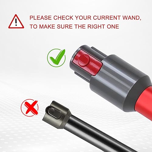 Miniatura 5 de Compatible con Dyson Wand, varita de liberación rápida, para aspiradora inalámbrica V7, V8, V10, V11 V15, repuesto de tubo de vacío (morado)