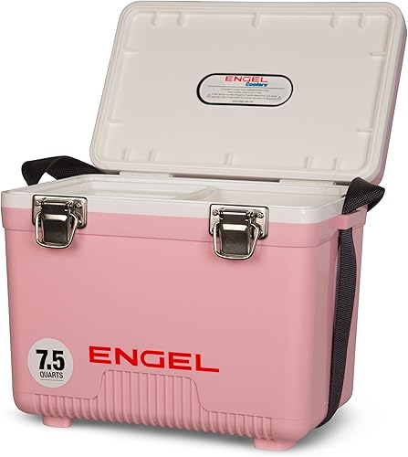 Engel UC7 7.5qt a prueba de fugas, hermético, enfriador de caja de secado y pequeña lonchera rígida para hombres y mujeres