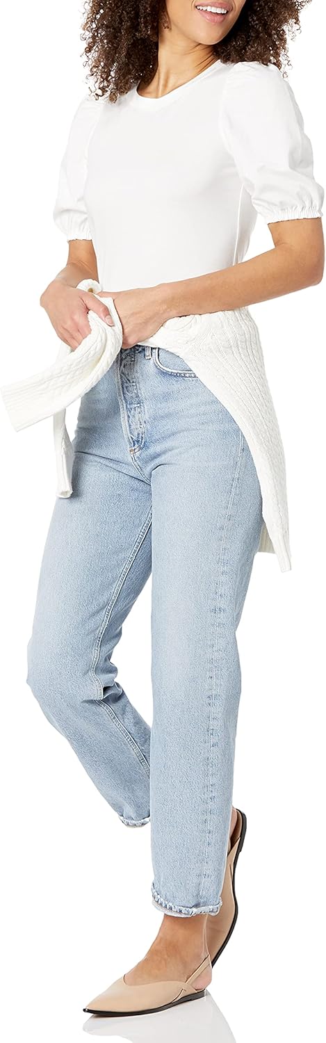 Amazon Essentials womens Classic Fit Puff Short Sleeve Crewneck T-shirt - Image 4