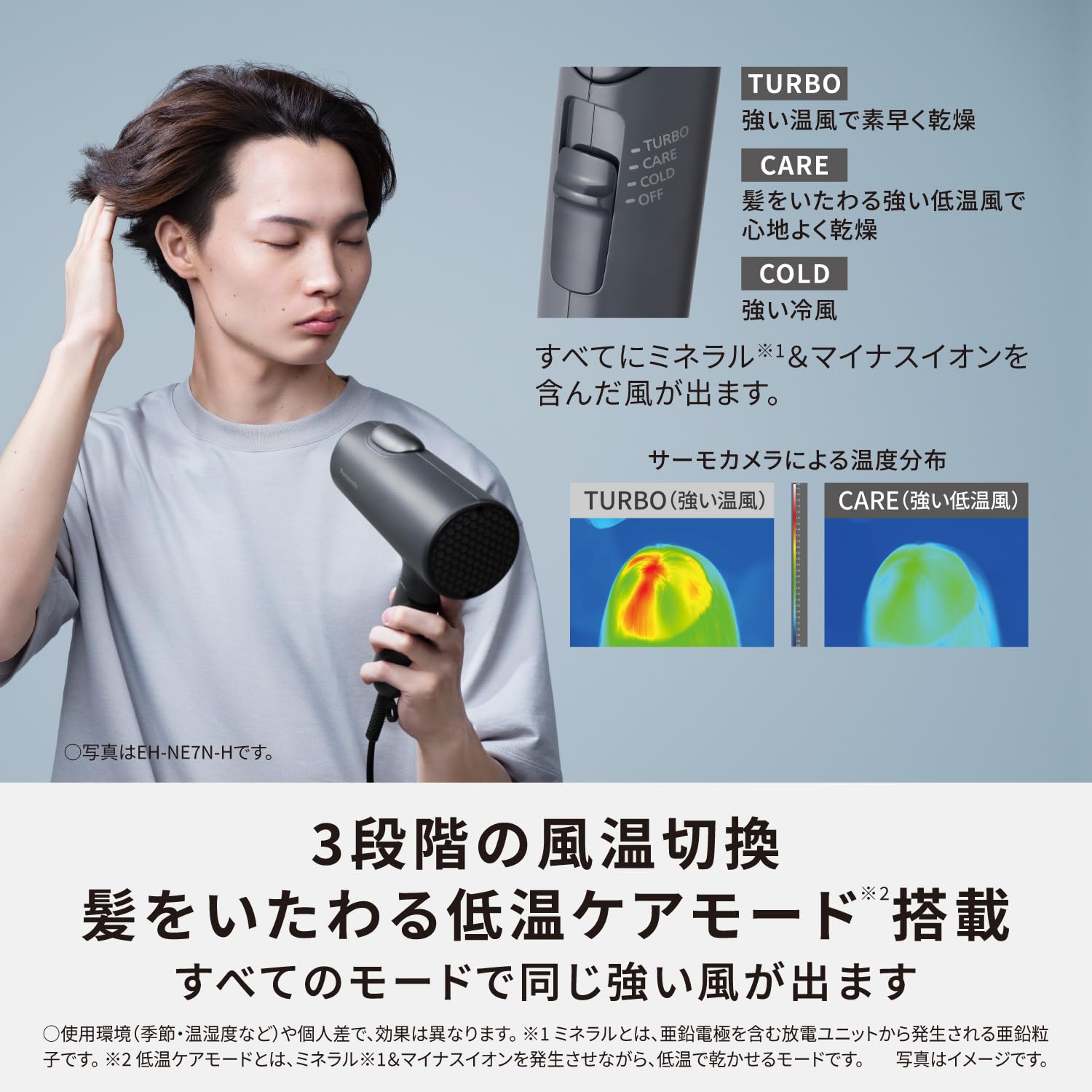 パナソニック ヘアードライヤー イオニティ EH-NE7Nサムネイル5