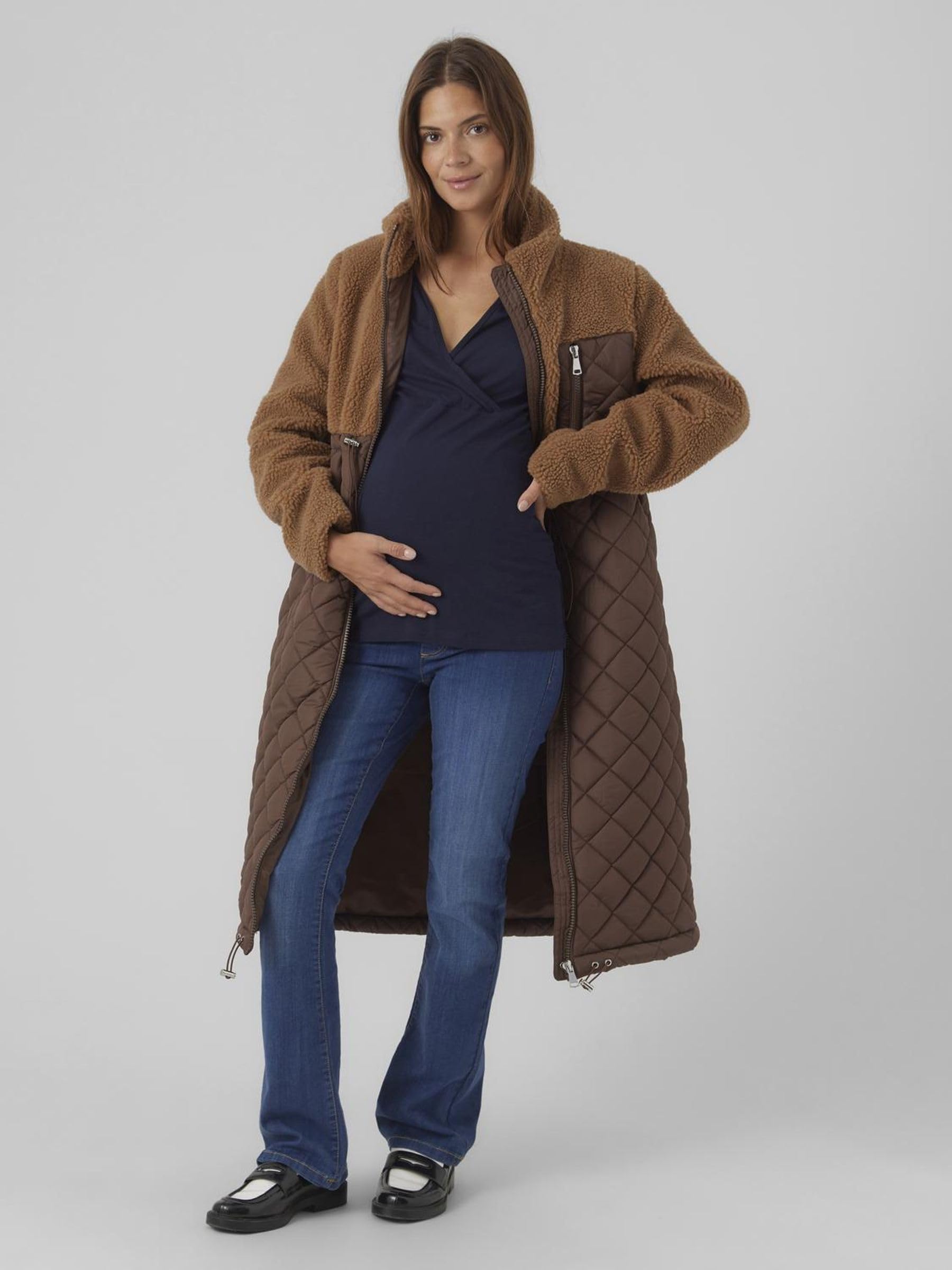 MAMALICIOUS Mama Licious Veste matelassée MLTHEODORA 2 en 1 pour femme