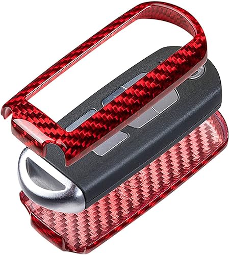 Miniatura 10 de M.JVisun Funda para llavero de fibra de carbono genuina para Mazda 2 3 Axela 5 6 Atenza 8 CX-3 CX-4 CX-5 CX-7 CX-9 MX-5 Miata para Toyota Yaris para