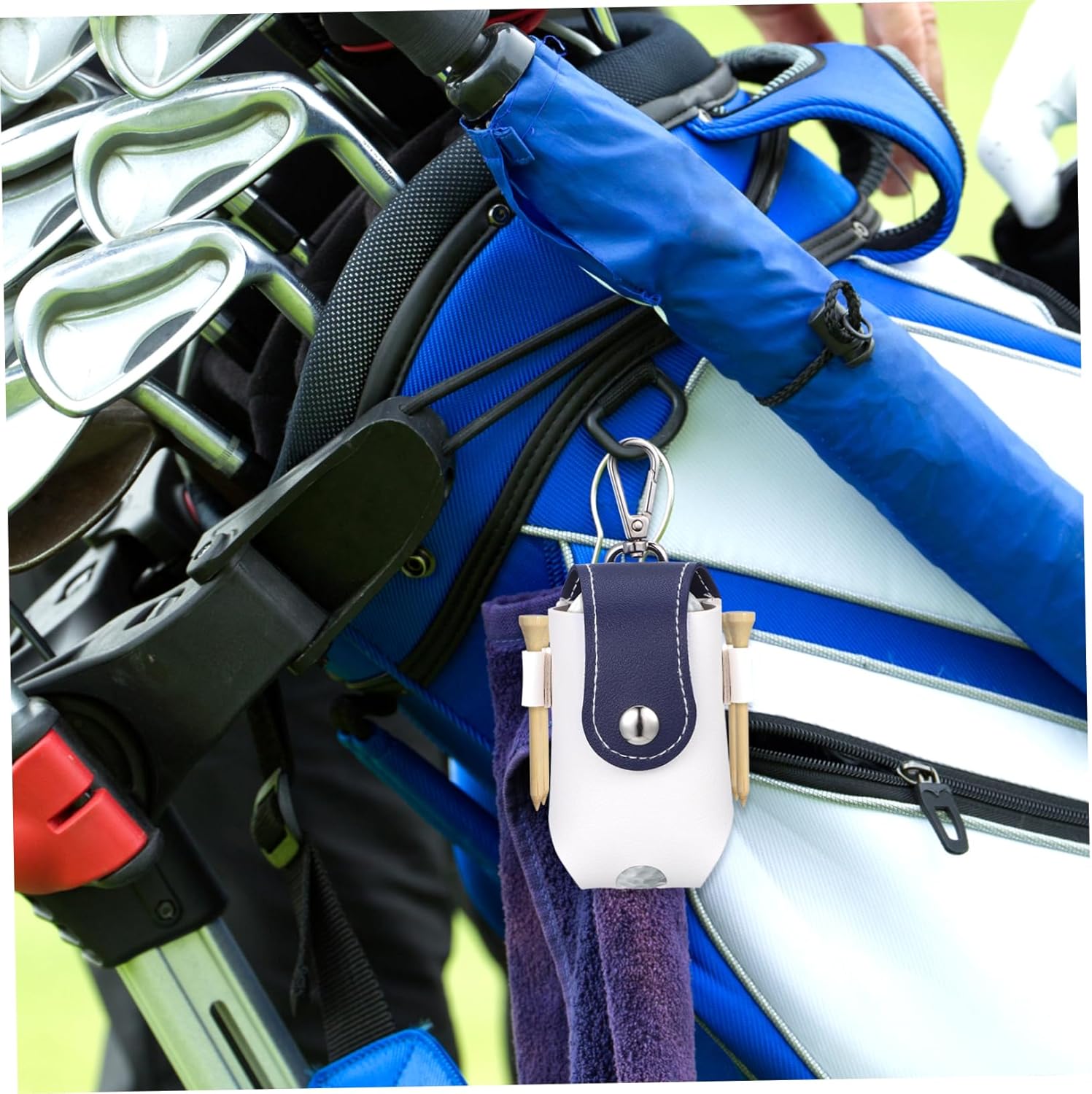 Golf Ball Holder Bag Durable and Convenient Storage for Golfs Balls and Tees Breathable Design for Easy