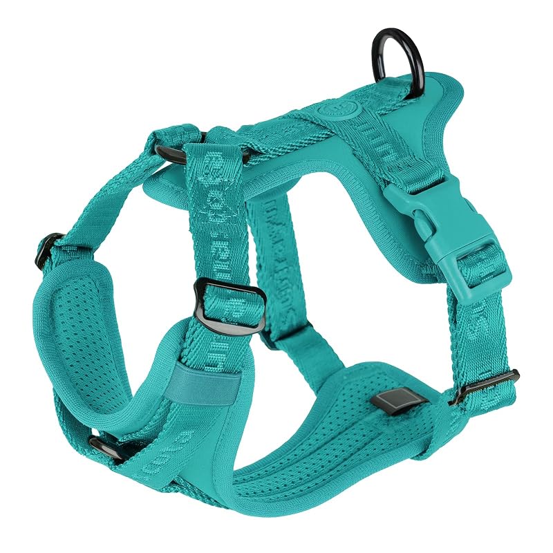 Peitoral vest para cães em poliéster com tecido Lycra, acolchoamento respirável Sunraymascota M MARRS Green