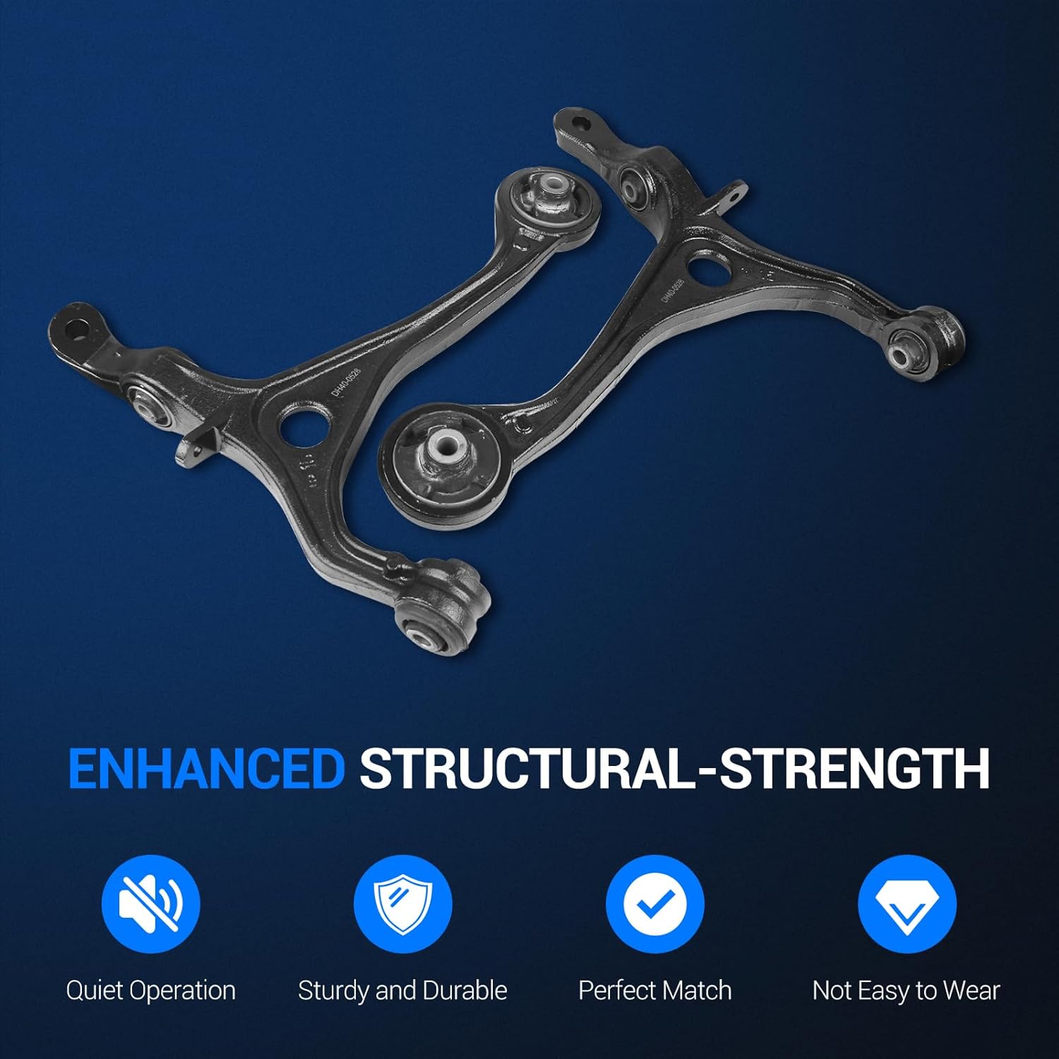Autoround K640290 K640289 Front Lower Control Arm w/Ball Joint Compatible with Honda Accord 2003-2007, Acura TSX 2004-2008, 4pcs
