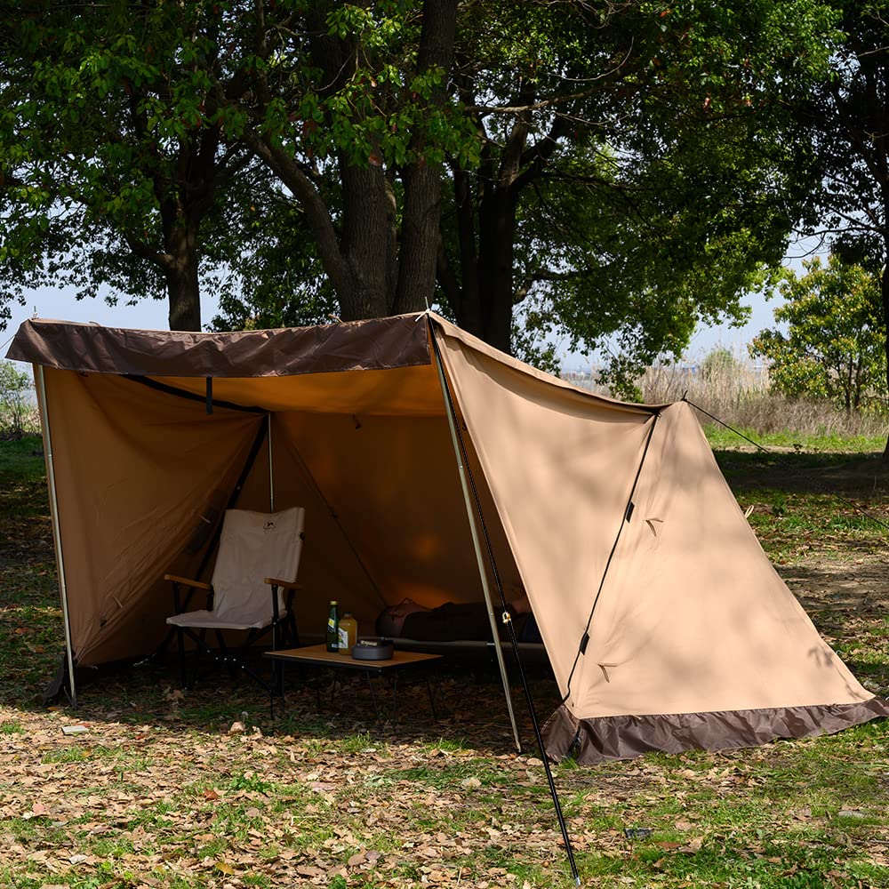 未開封 TOMOUNT パップテント tc 軍幕 サイドウォール ポリコットン TOMOUNT パップテント TC軍幕 ソロテント 2人用 ポリコットンテント