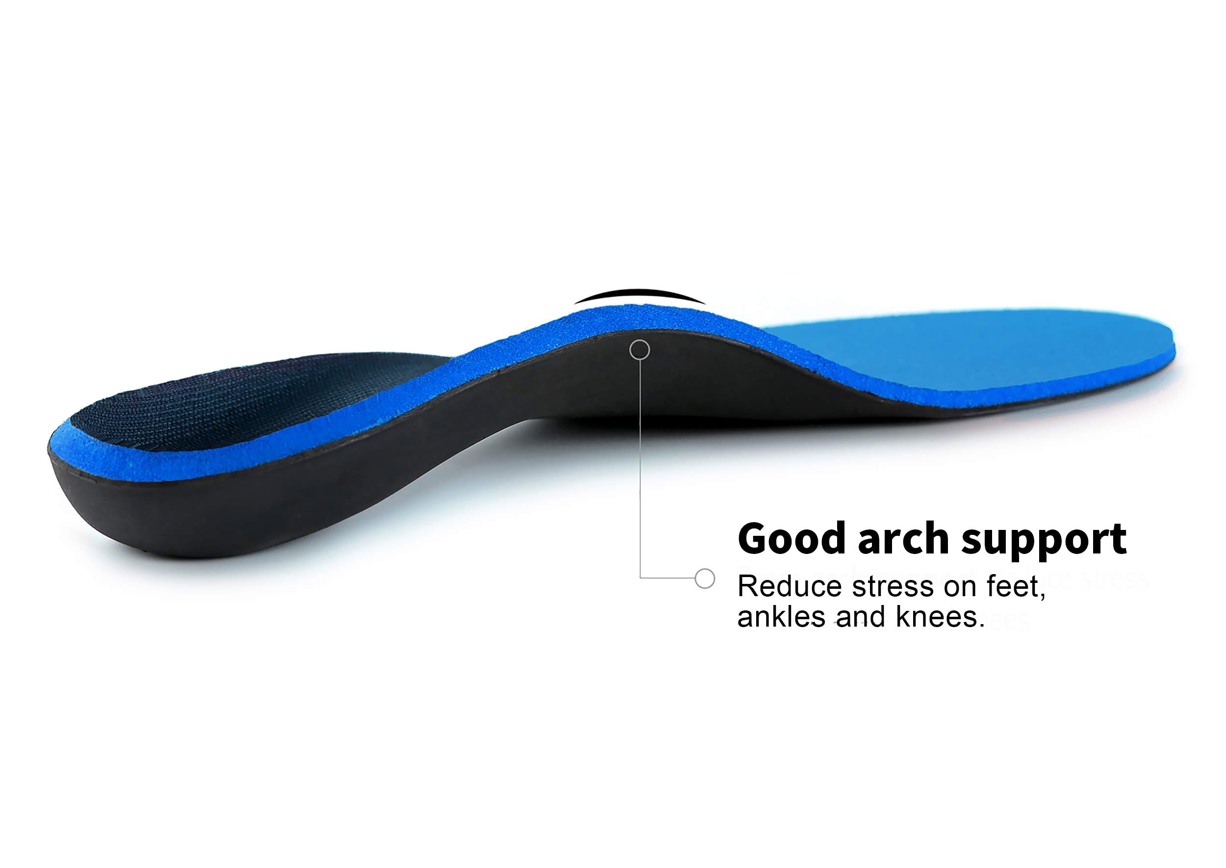 Plantar Fasciitis Feet Insoles Arch Supports Orthotics Inserts for Flat