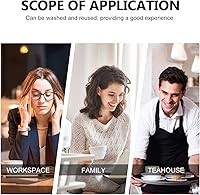 Vista 8 de BESTonZON Botes de té de estilo chino, contenedores de almacenamiento de té sueltos vintage con tapa, hojalata de metal, latas vacías, recipiente