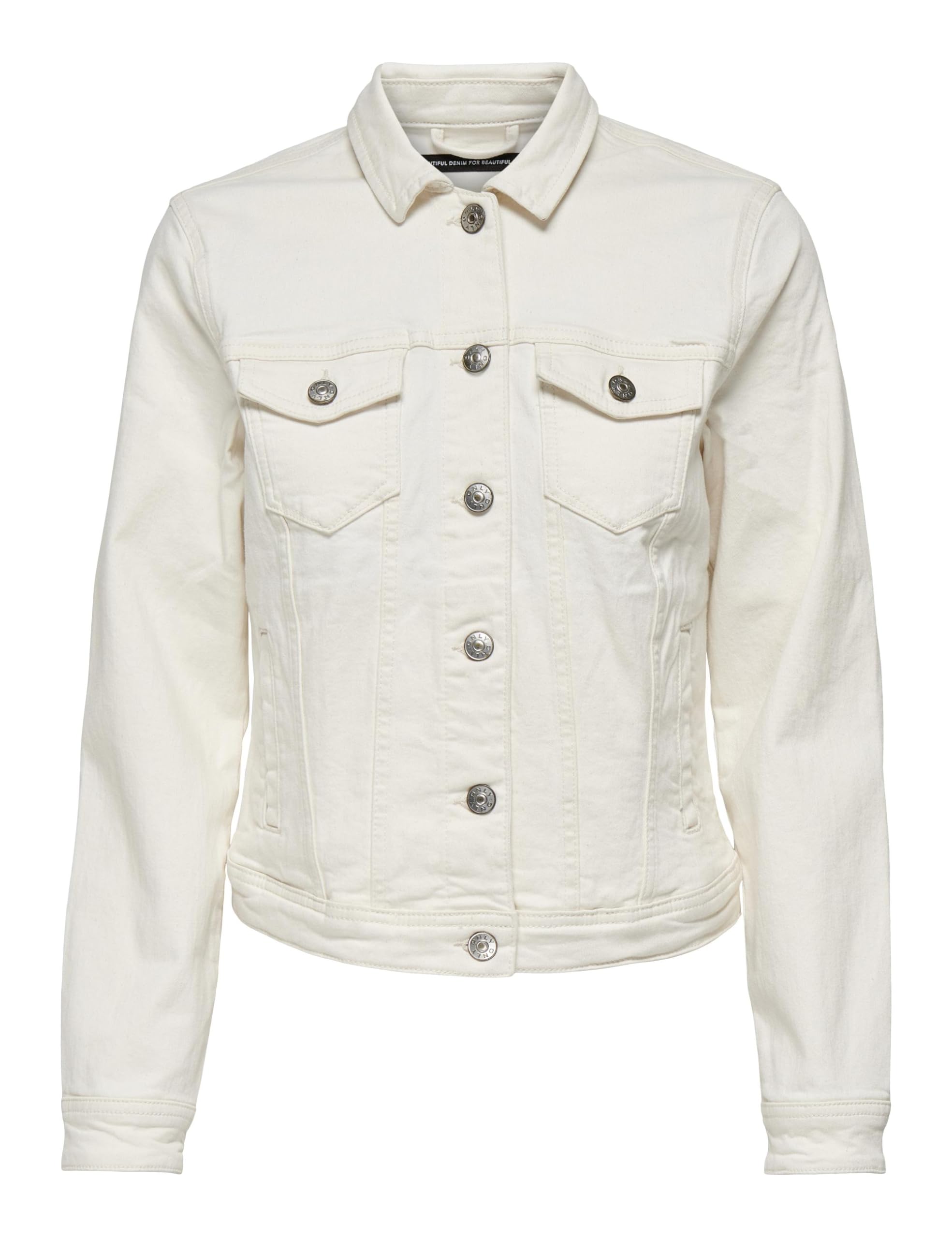 Only Onltia Dnm - Giacca Da Donna Col Pimbox Noos, Natur, 40-image