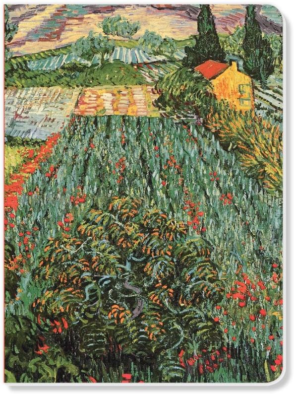 ECOeverywhere Field of Poppies, Saint-Remy Sketchbook, 160 Pages, 5.625 x 7.625 Inches (sk12762)