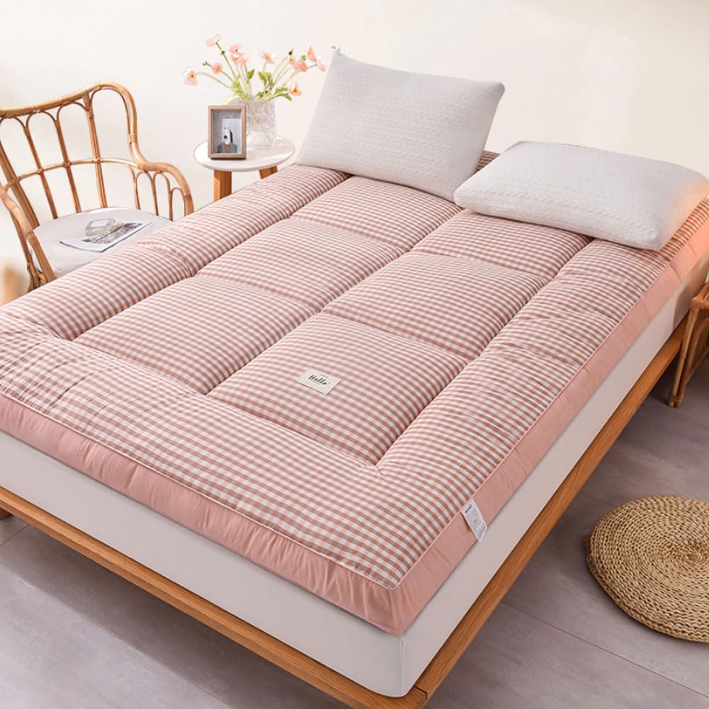 Topper Viscoelástico, Futon Colchon Mattress Topper Sobrecolchon Colchón Enrollable Topper Colchon F 150x200cm