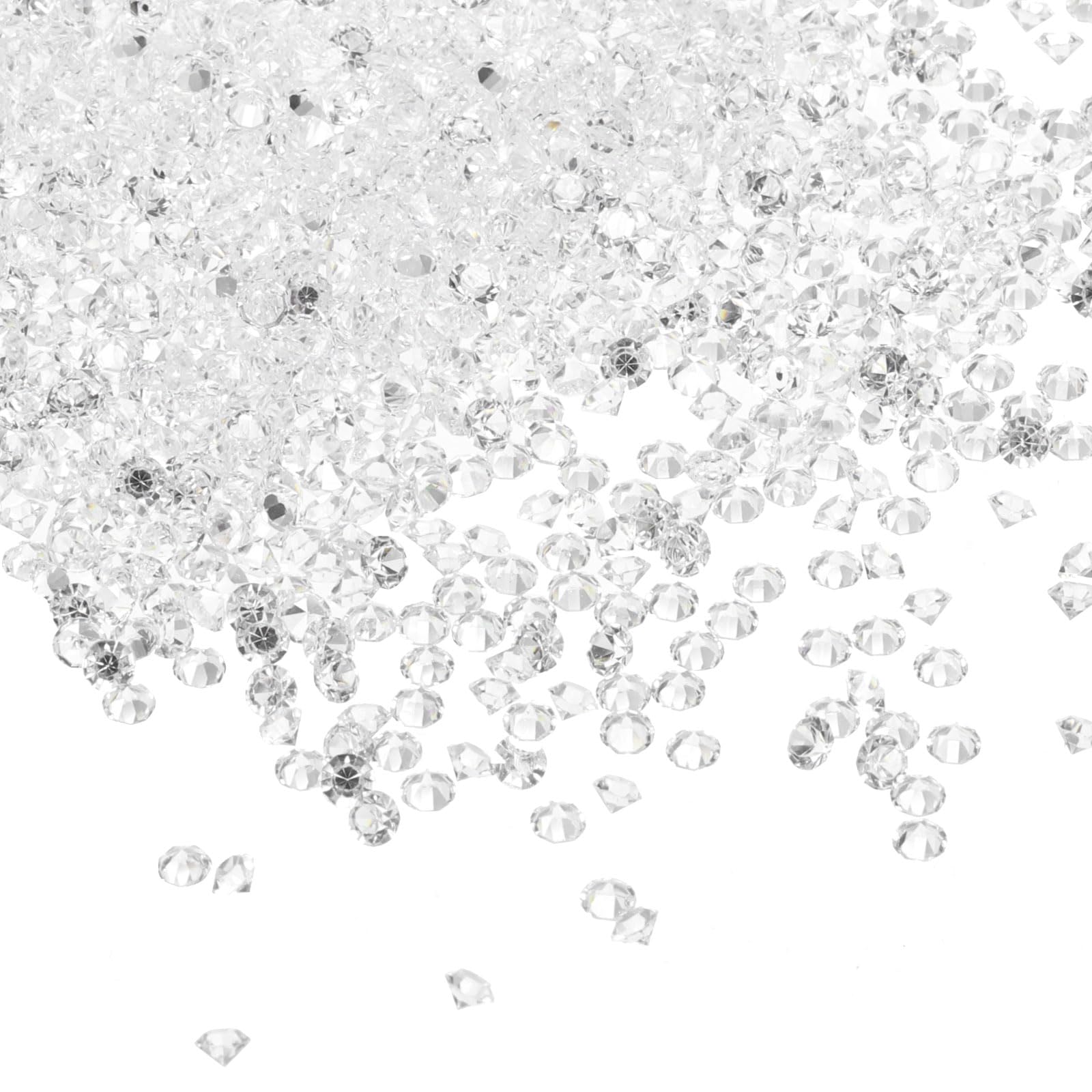 PATIKIL 14000Pcs Wedding Table Scatter Confetti Crystals 3mm Acrylic Diamonds Vase Fillers Gems for Table Centerpiece Decorations Bridal Shower Party