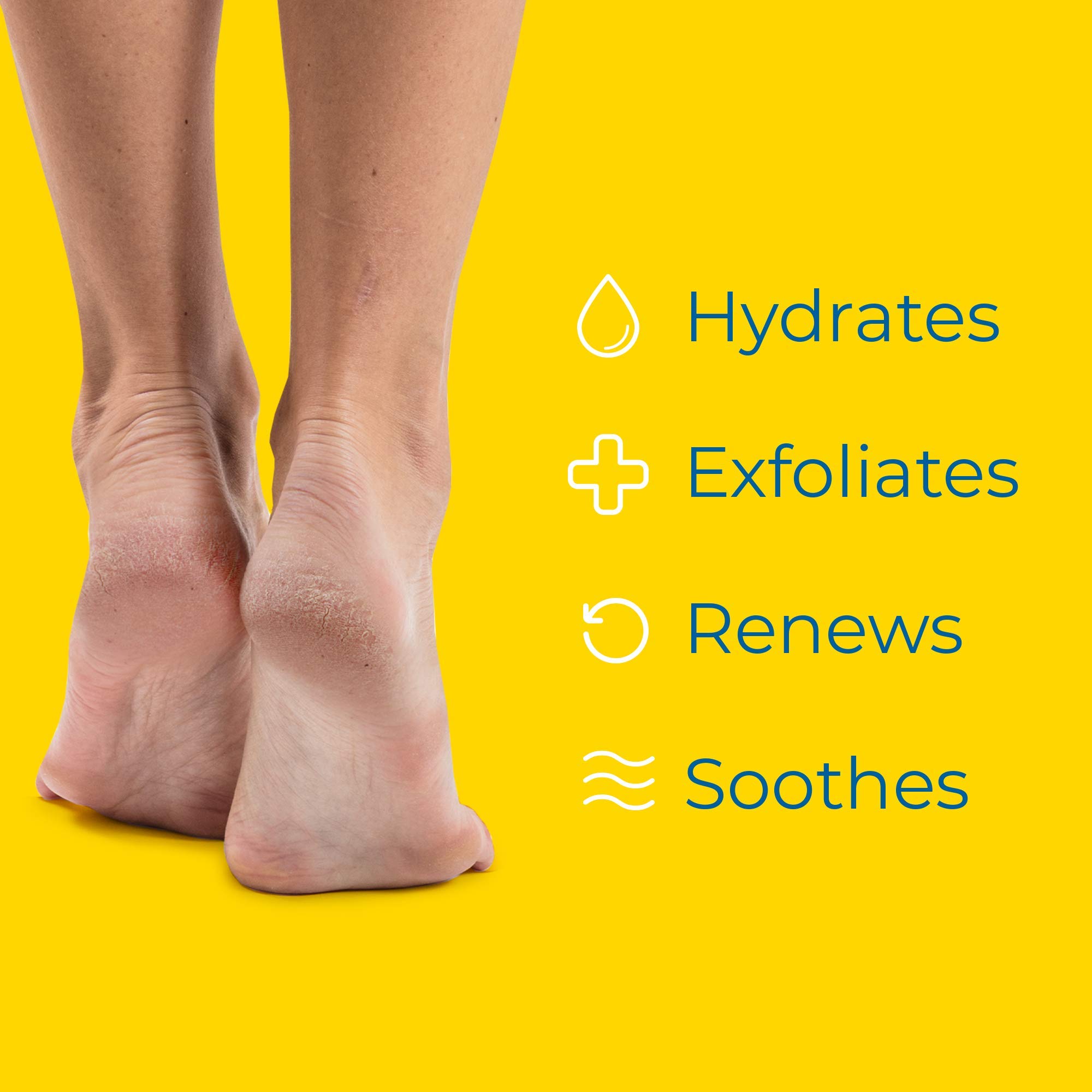Dr. Scholl's Ultra Exfoliating Foot Lotion Cream with Urea for Dry