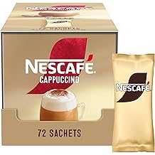 NESCAF  Cappuccino Instant Coffee Sachets - 72 x 15.5g