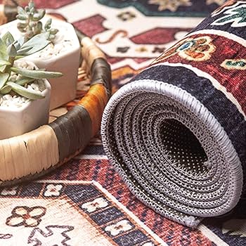 ペルシャ カーペット 絨毯 ラグ マット 新生活 2畳 3畳 6畳 8畳 洗濯 ペルシャ絨毯風ラグ 3畳 185×230cm すべり止め付き プリントラグ