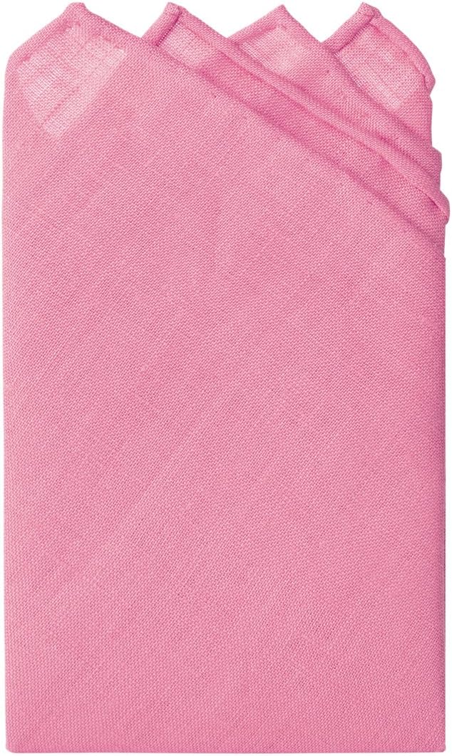 Jacob Alexander Linen Handrolled 15" x 15" Pocket Square Hanky