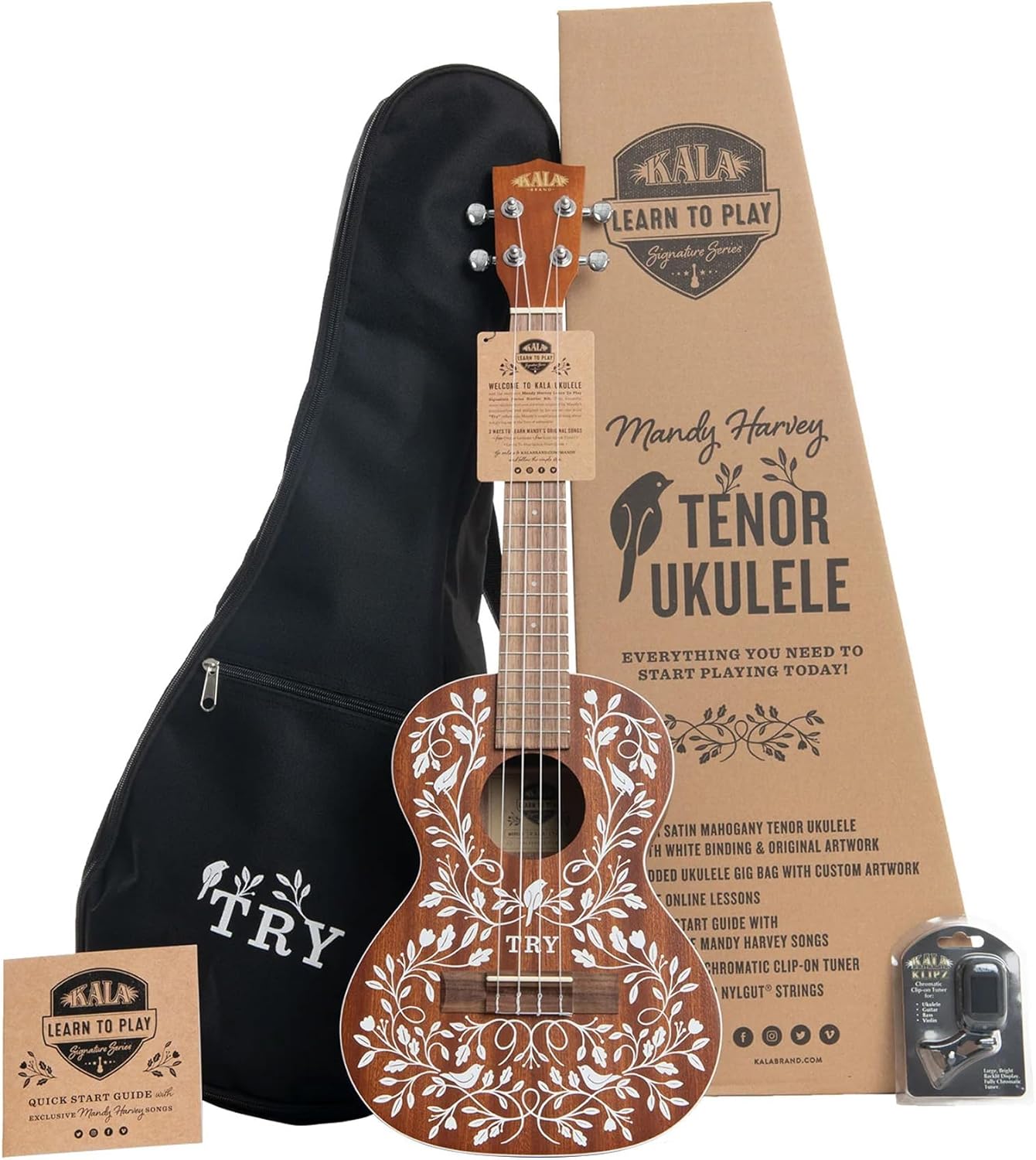 Kala Mandy Harvey Learn To Play Ukulele Rosewood Update
