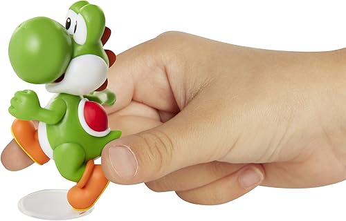 Miniatura 5 de Super Mario Figura de acción de 2.5 pulgadas corriendo Yoshi juguete coleccionable