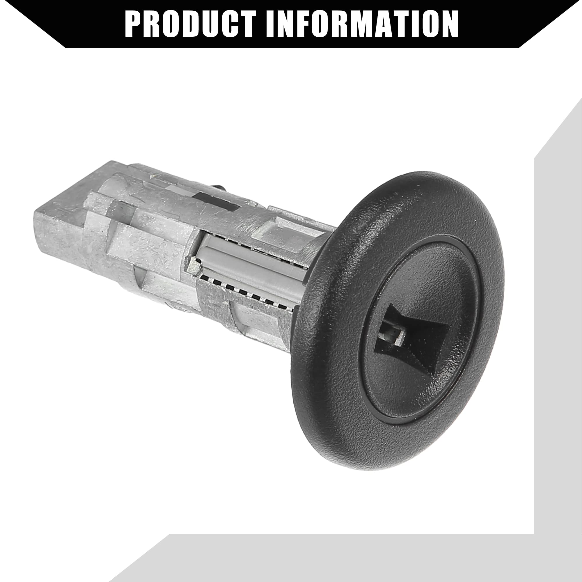 Chrome Ignition Key Switch Cylinder & Door Lock Pair Set W/ Keys For Chevrolet E - Foto 4