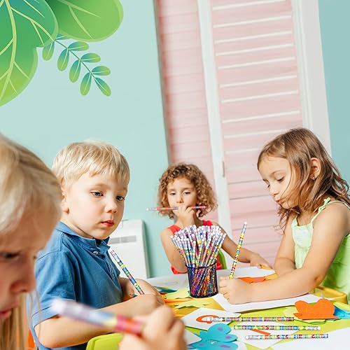 Miniatura 4 de 48 lápices de versículos bíblicos, lápices de Pascua, lápices religiosos, lápices inspiradores surtidos, lápices de colores, lápices cristianos para