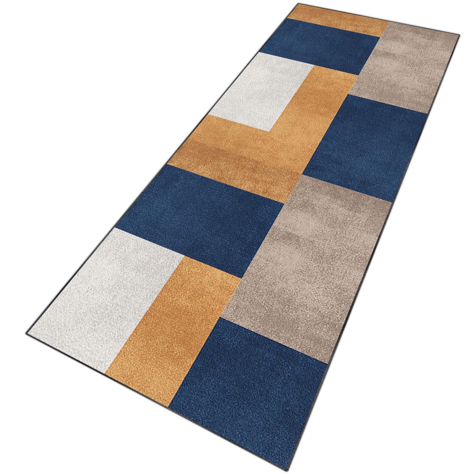 Tapis de couloir antidérapant vintage lavable pour en finir avec les tapis qui glissent