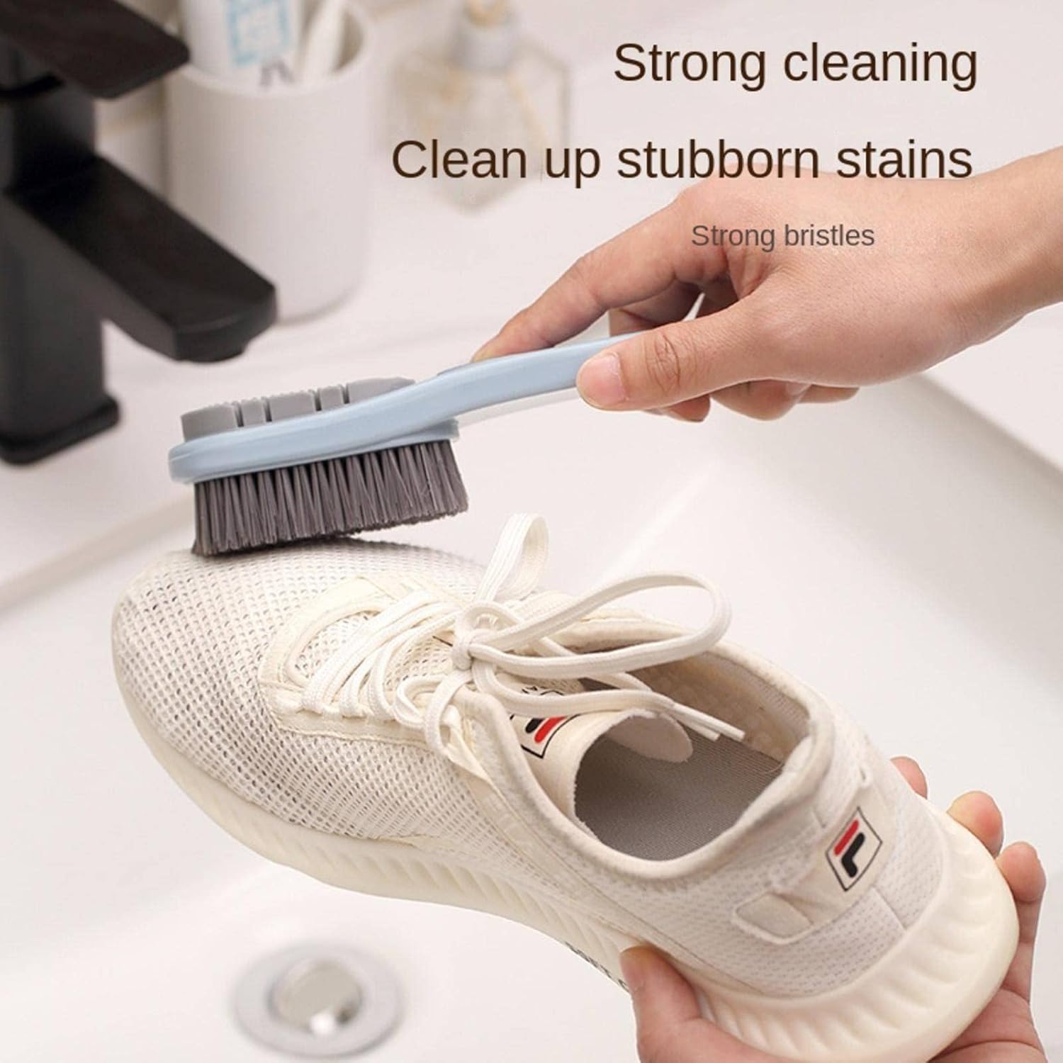 Professional Cleaning Shoe Brush Clothes Brush, Multifunctional Brush Cleaner, Hanging Silicone Shoes Cleaning Brush