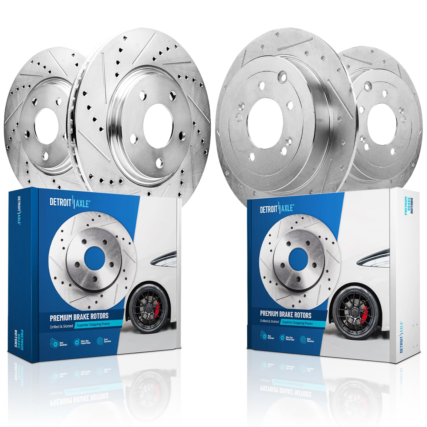 Detroit Axle - Brake Rotors for Hyundai 2016-2021 Tucson
