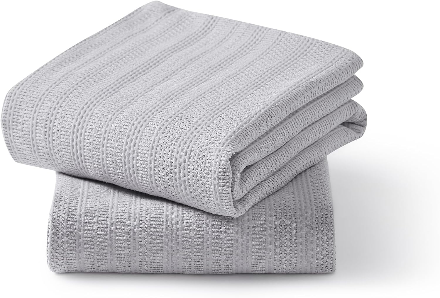 Standard Cotton Waffle Weave Pillow Sham, Grey, 2 Pack Add Soft Texture and Classic Style to Your Bed with The Waffle Weave 2-Pack Standard Shams
