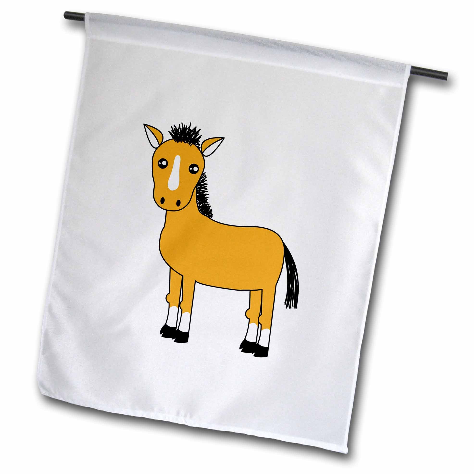 Witzige Gartenflagge – 'Cowboy-Hund Auf Pony', 30,5 X 45,7 Cm, Aus Strapazierfähigem Polyester
