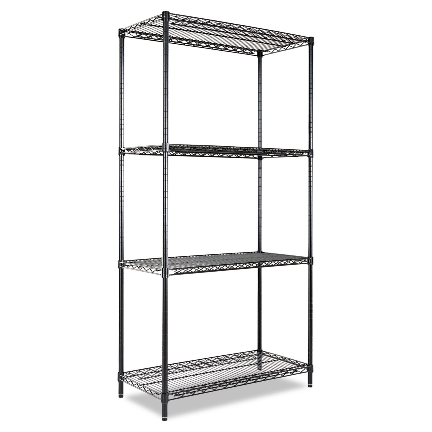 Snapklik.com : Industrial Wire 72quot; H 4 Shelf Shelving Unit Starter ...